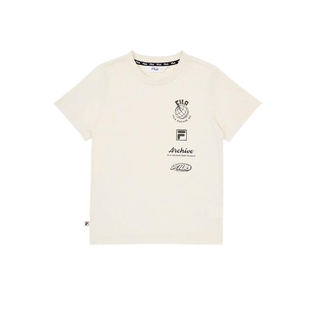 【FILA】KIDS 童裝 男童/女童 童短袖圓領上衣 短褲 (任選)