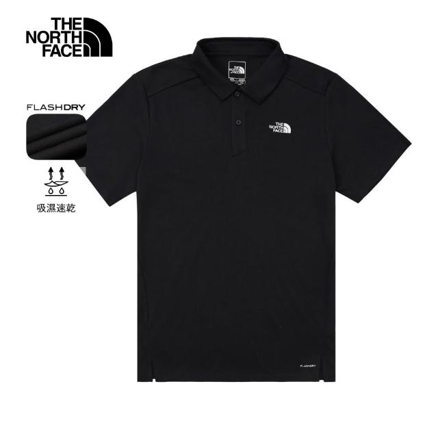 【The North Face】中性款FLASHDRY吸濕速乾短袖POLO衫(多款任選)