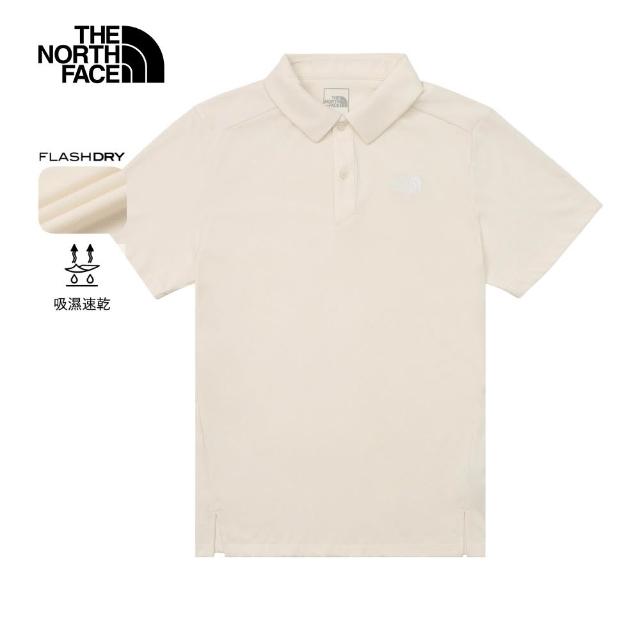 【The North Face】中性款FLASHDRY吸濕速乾短袖POLO衫(多款任選)