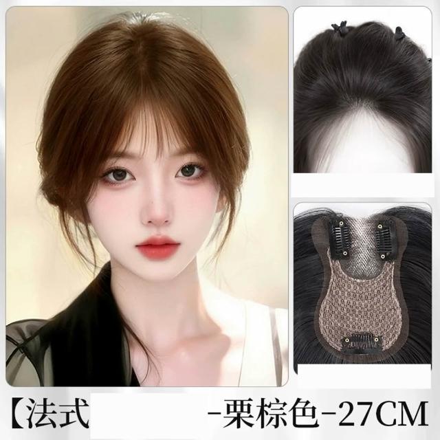 【HaNA 梨花】時光逆行 瞬間髮量重返18歲｜超隱形透氣減齡空氣瀏海前額無痕假髮片 補髮 仿真人髮絲