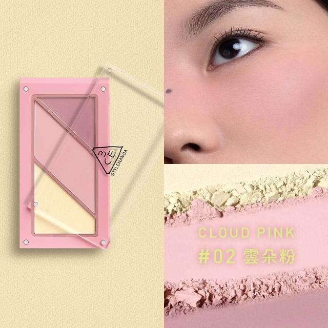 【3CE】疊疊不休磁力腮紅盤(立體顏/鼻影/雙色修容/修容餅/腮紅/頰彩)