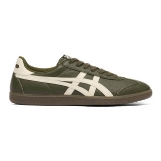 【Onitsuka Tiger】鬼塚虎-軍綠底白虎爪紋 TOKUTEN(1183C429-202)休閒鞋