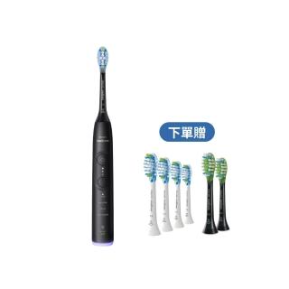 【Philips 飛利浦】momo獨家 HX7421/12 全能亮白音波電動牙刷-極致黑(官方直營/momo集資)