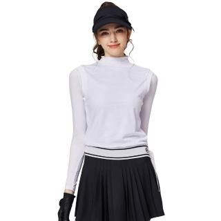 【BLKTEE GOLF】網孔假兩件防曬冰絲袖套衣 (高爾夫女上衣 高爾夫防曬衣 golf球衫)