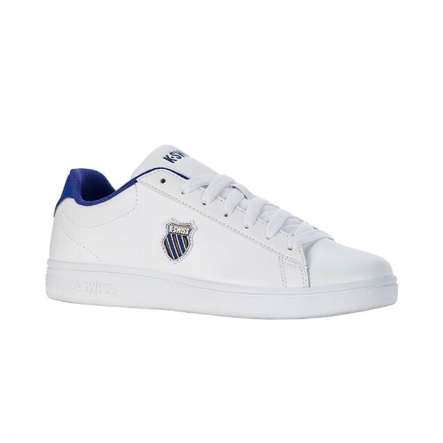 【K-SWISS】經典盾牌真皮小白鞋 COURT SHIELD 百搭 休閒鞋 男女 多色選擇 (06599/96599)