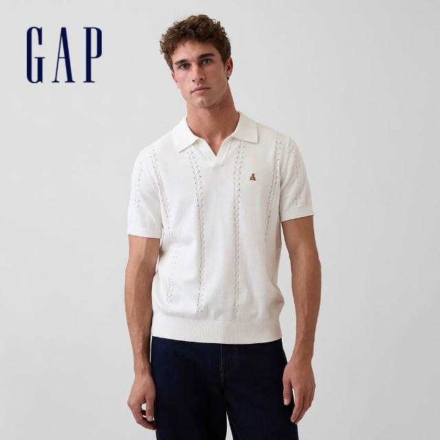 【GAP】男裝 寬鬆度假彈性襯衫-多款任選(888424&894247&869532&707290)
