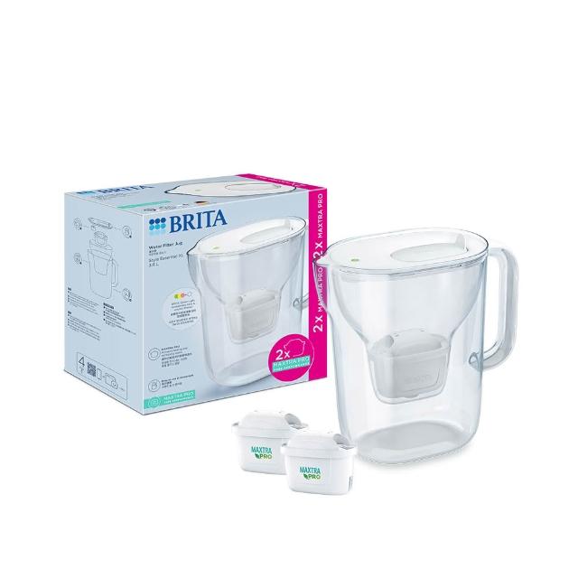 【BRITA】官方直營 純淨濾水壺XL+MXPRO全效型1入(共1壺2芯)