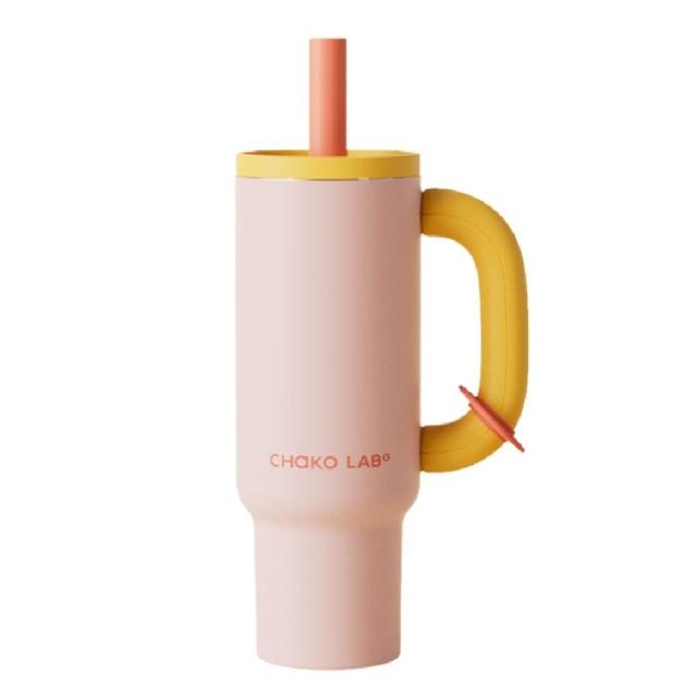 【CHAKO LAB】不鏽鋼陶瓷保溫霸王杯1050ml（速）柯震東粉絲必備 冰霸杯 316不鏽鋼 大容量手提杯 保溫杯