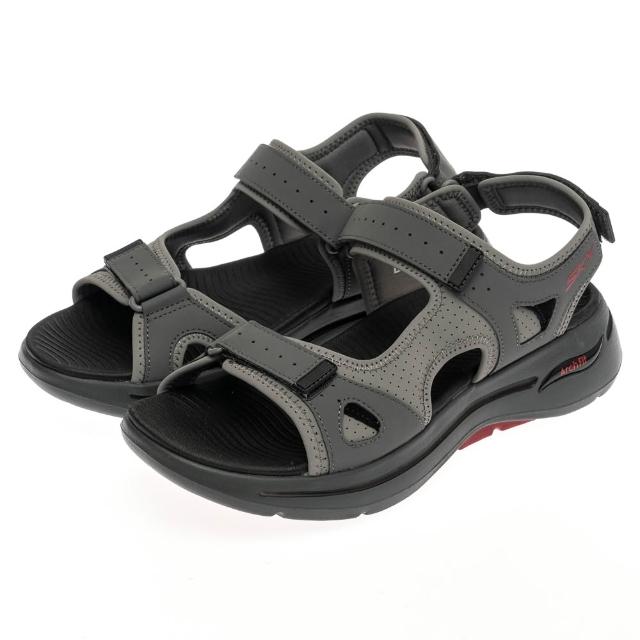 【SKECHERS】男鞋 健走系列涼拖鞋 拖鞋 瞬穿舒適科技 GO WALK ARCH FIT SANDAL(229064CCRD)