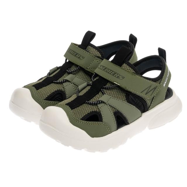 【SKECHERS】男童系列 男童鞋 涼拖鞋 涼鞋 RAZOR RUSH (407043LOLV)