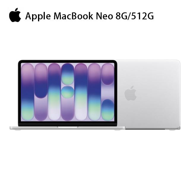 【Apple】2026 MacBook Neo 13吋 A18 Pro晶片 6核心CPU 與 5核心GPU 8G/512G SSD