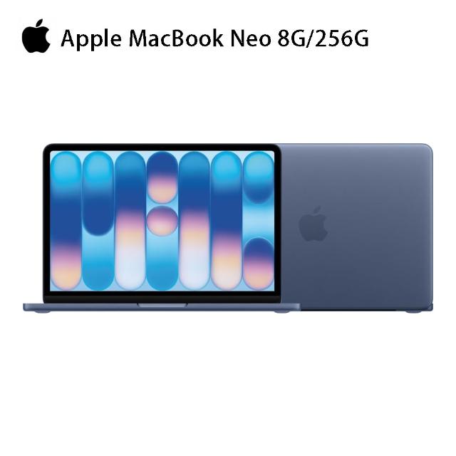 【Apple】BTS新生包(筆電包/無線鼠)★MacBook Neo 13吋 A18 Pro/6核心CPU/5核心GPU/8G/256G SSD