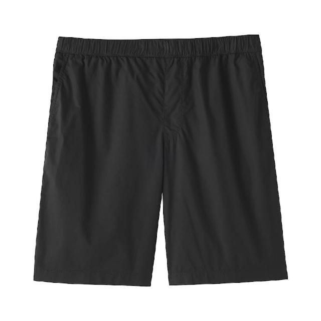 【MUJI 無印良品】男水洗平織布舒適短褲(墨灰/黑色/米色/煙燻粉/卡其綠/煙燻藍/深藍/灰棕)