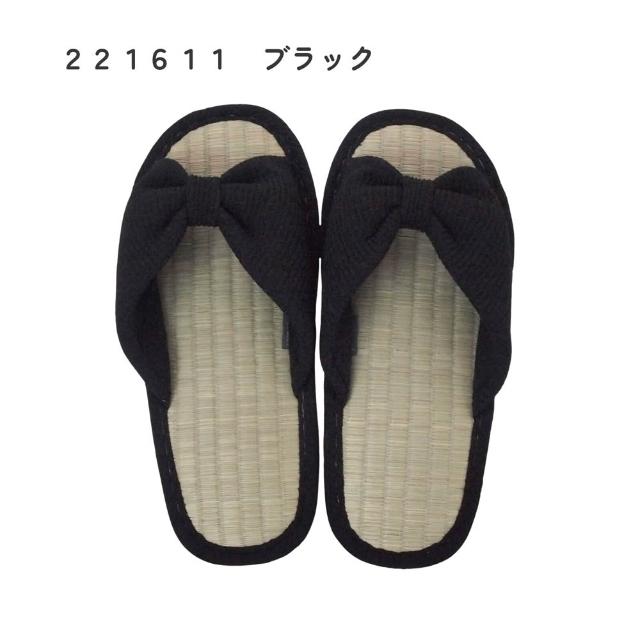 【zozo】日系緞帶榻榻米拖鞋(居家用/木地板適用/室內居家涼拖鞋/草蓆感靜音防滑女拖鞋)
