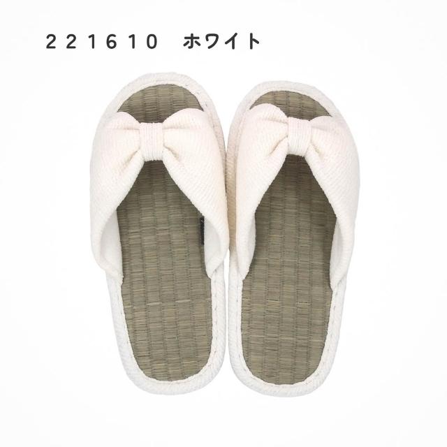 【zozo】日系緞帶榻榻米拖鞋(居家用/木地板適用/室內居家涼拖鞋/草蓆感靜音防滑女拖鞋)
