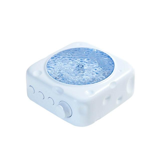【Quality 聚家】水波紋投影藍牙音箱 無線音箱 迷你音箱 藍牙喇叭（原生傳輸/三種燈光/後置音腔/馬卡龍色）