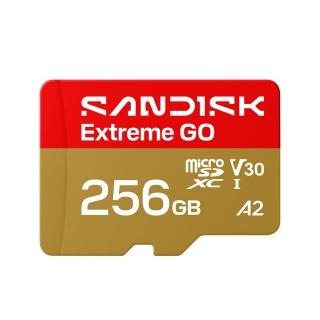 【SanDisk 晟碟】SANDISK Extreme☆ GO microSD™ UHS-I 256GB 記憶卡(公司貨)