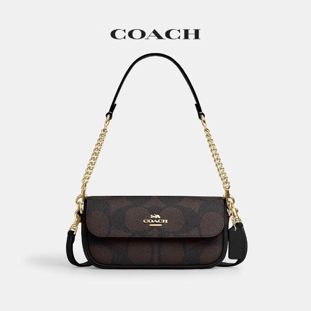 【COACH】蔻馳官方直營 HAILEY 翻蓋手袋 斜背包-多色任選(CAN70)