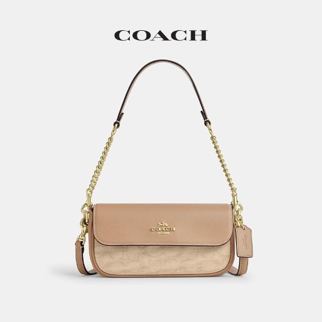 【COACH】蔻馳官方直營 HAILEY 翻蓋手袋 斜背包-多色任選(CAN70)