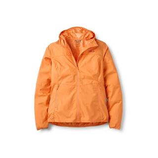 【RAB】Windgather Hoody Wmns 輕量防風連帽外套 女款 梅爾巴橘 #QWS85