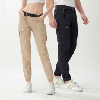 【pierre cardin 皮爾卡登】網路獨家 男女款 機能工裝束口休閒長褲(多色任選)