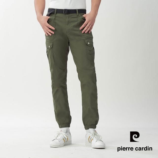 【pierre cardin 皮爾卡登】網路獨家 男女款 機能工裝束口休閒長褲(多色任選)