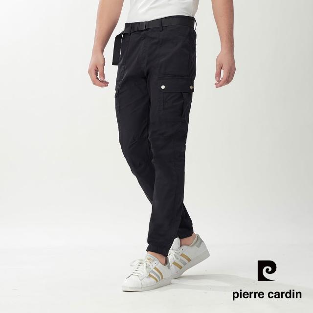 【pierre cardin 皮爾卡登】網路獨家 男女款 機能工裝束口休閒長褲(多色任選)