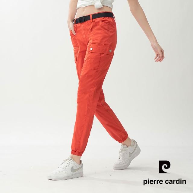 【pierre cardin 皮爾卡登】網路獨家 男女款 機能工裝束口休閒長褲(多色任選)