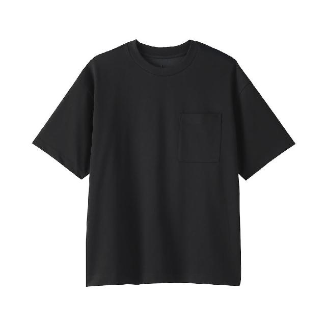 【MUJI 無印良品】男涼感寬版短袖T恤(白色/淺灰/灰白/黑色/淺藍/煙燻綠/深摩卡棕)