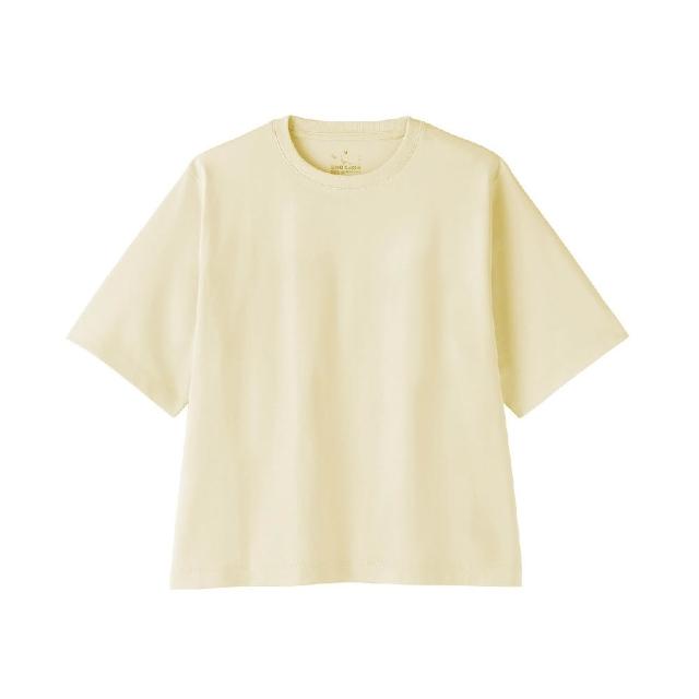 【MUJI 無印良品】女涼感圓領寬版短袖T恤(白色/淺灰/墨灰/黑色/淺粉/淺黃/煙燻綠/煙燻藍)