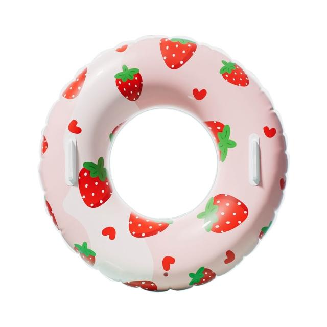 【Sumfun】成人/兒童 加厚充氣游泳圈 防漏雙氣閥浮圈 防側翻泳圈 漂浮救生圈 趴圈 坐圈 水上玩具