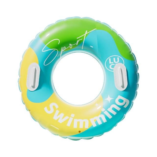 【Sumfun】成人/兒童 加厚充氣游泳圈 防漏雙氣閥浮圈 防側翻泳圈 漂浮救生圈 趴圈 坐圈 水上玩具
