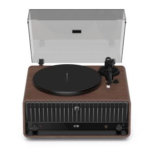 【Philips 飛利浦】（買就送耳機）木質黑膠藍牙唱盤 The Tina｜TAV9000