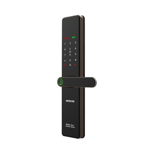 【HITACHI 日立】誠系列 全自動推拉式智慧電子鎖/門鎖 (含基本安裝/指紋/卡片/密碼/鑰匙/wifi)HIT-FP30-T