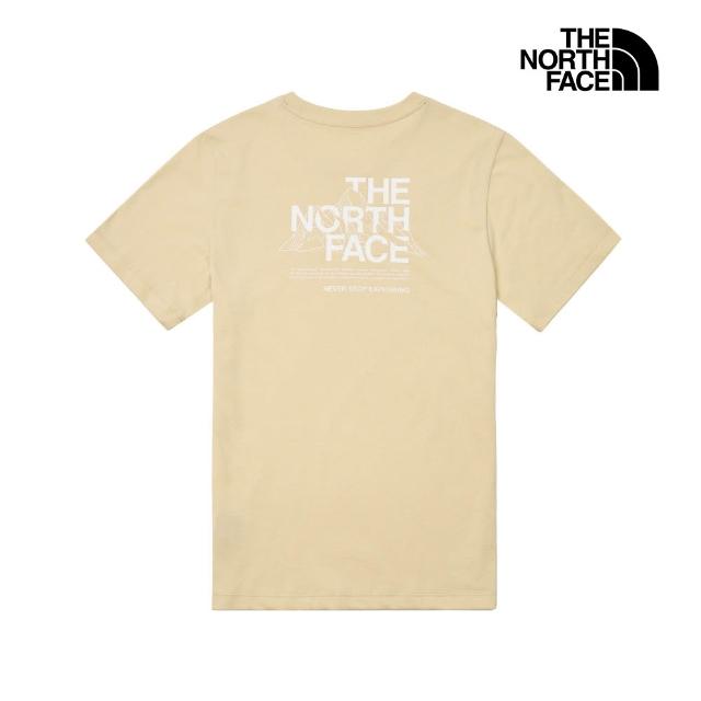 【The North Face】MOMO獨家款｜北面男女款純棉吸濕排汗印花短袖T恤 (多款任選)