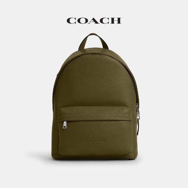 【COACH】蔻馳官方直營 TAYLOR 經典標誌條紋雙肩包 後背包-多色任選(CDX88)