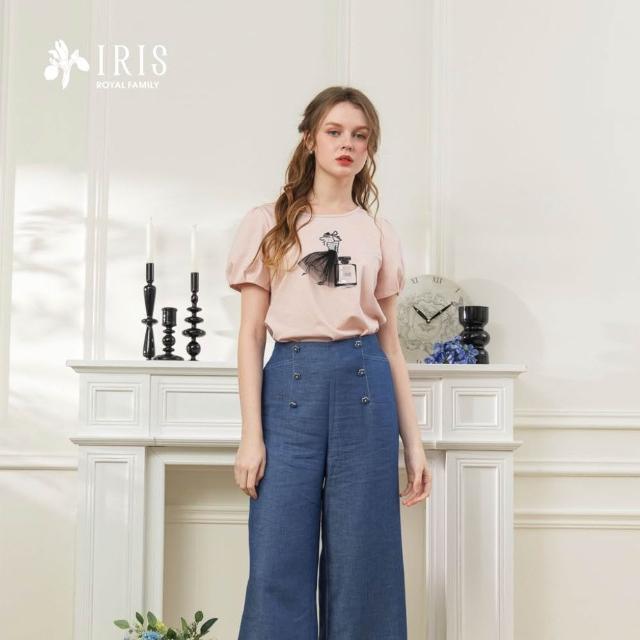 【IRIS 艾莉詩】香水女伶繡花棉質上衣-3色(62907)