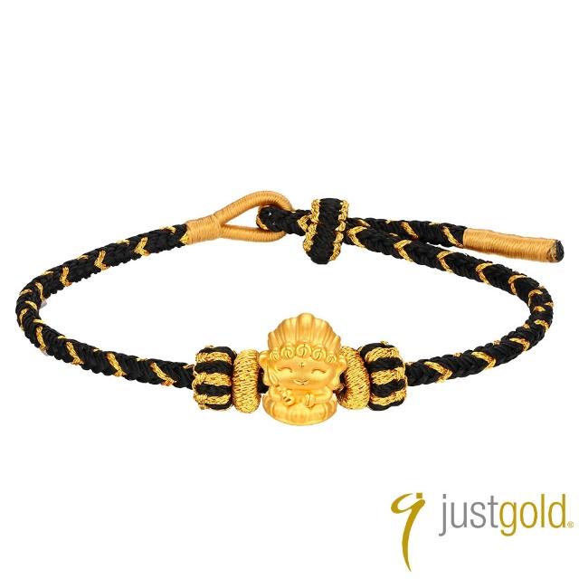 【Just Gold 鎮金店】福佑 生肖本命佛-任選 黃金手繩 (網路限定/新品上市)