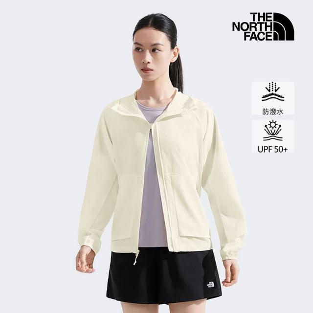 【The North Face】北面男女款輕量抗UV防潑水 可打包連帽外套(多款任選)