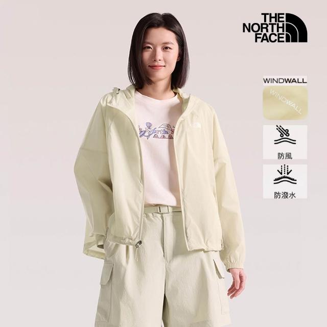 【The North Face】北面男女款輕量抗UV防潑水 可打包連帽外套(多款任選)