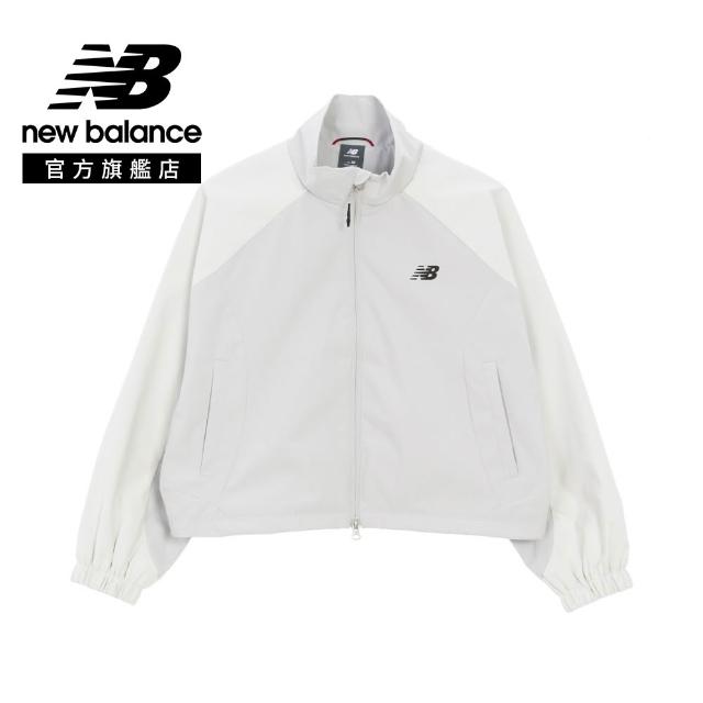 【NEW BALANCE】NB 撞色風衣外套_女性_卡其/灰色_WJ61B2PYGYM_WJ61B2PYSOT(亞版 版型正常)