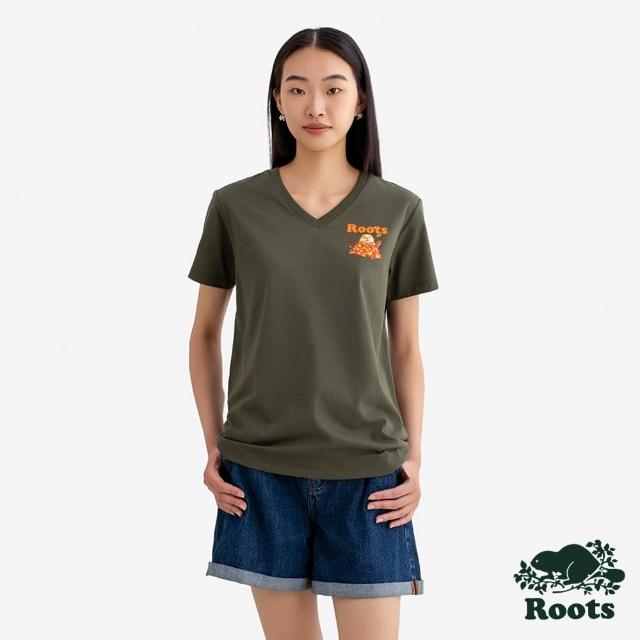 【Roots】男女款-精選Roots 海狸LOGO短袖T恤(多款可選)