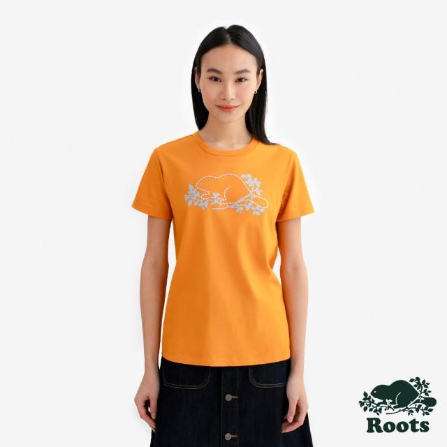 【Roots】男女款-精選Roots 經典LOGO海狸圖案短袖T恤(多款可選)
