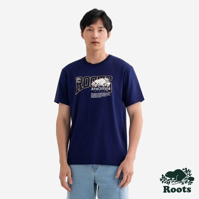 【Roots】男女款-精選Roots 經典LOGO海狸圖案短袖T恤(多款可選)