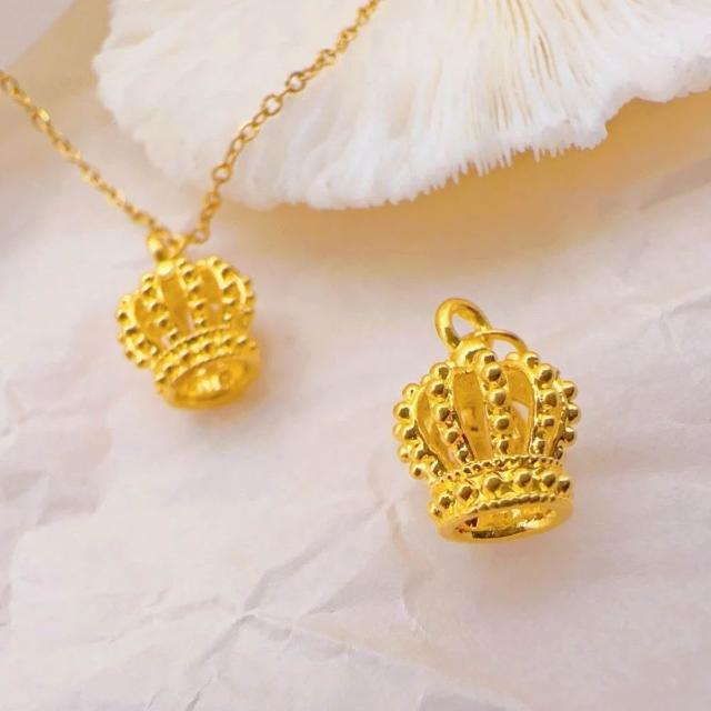 【儒家珠寶】大人金飾 貓咪 狗 馬 玫瑰  葫蘆 蝴蝶結 鯛魚燒 多款 黃金項鍊  (0.075錢正負0.01錢)