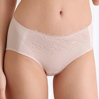 【Wacoal 華歌爾】7DAY M-3L中腰三角褲 NS2342P9(晨光玫粉)