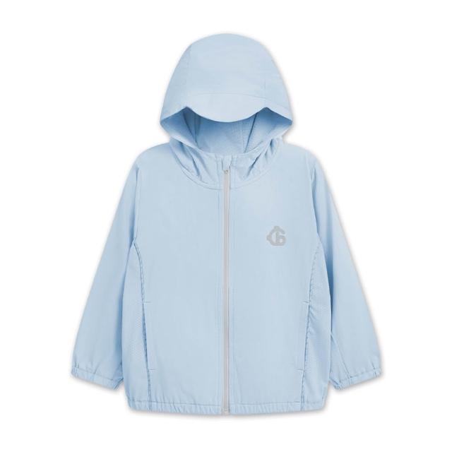 【奇哥】CHIC BASICS系列 男女童裝 涼感連帽外套-長效涼爽+抗UV (1-4歲 防曬)