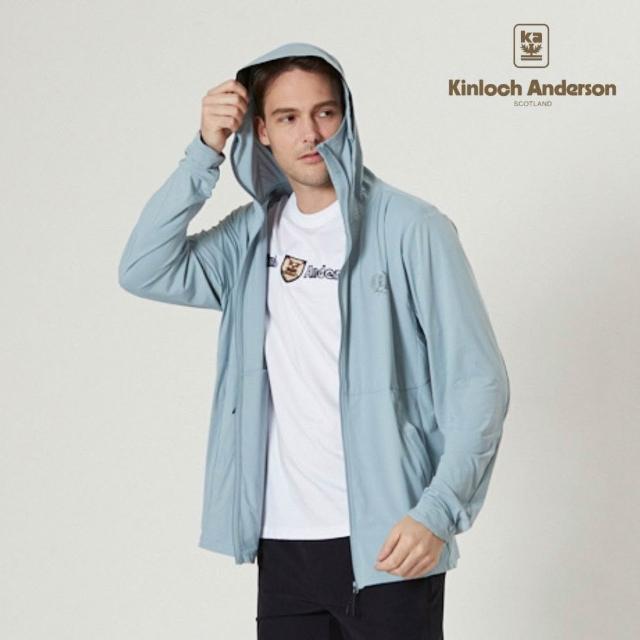 【Kinloch Anderson】金安德森男裝 高彈機能連帽外套(男女款/超輕量/抗皺冰涼感/防曬遮陽/多色任選)