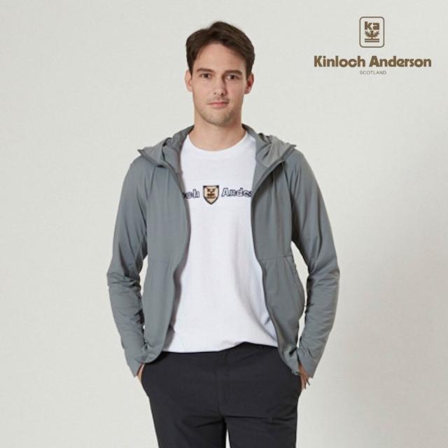 【Kinloch Anderson】金安德森男裝 高彈機能連帽外套(男女款/超輕量/抗皺冰涼感/防曬遮陽/多色任選)
