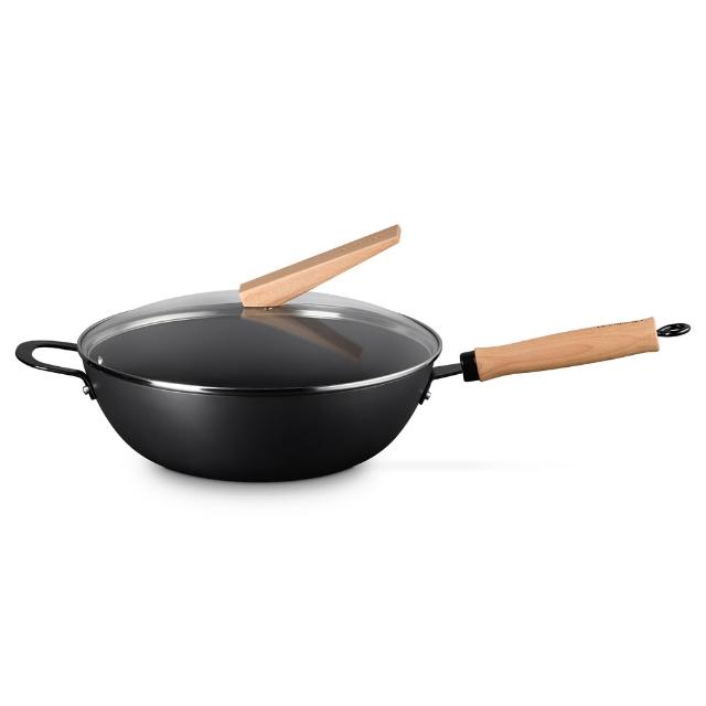 【Le Creuset】鐵製炒鍋(附蓋) 30cm